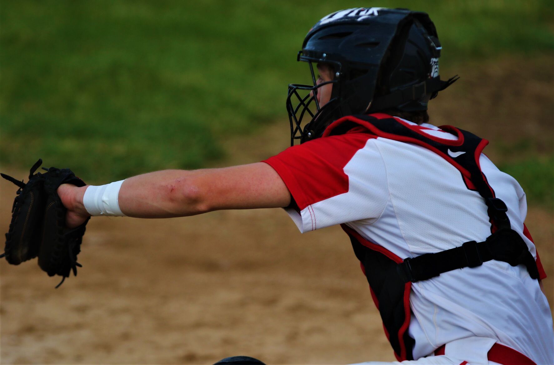 Cal Heeren catching vs Humboldt 6/6/22